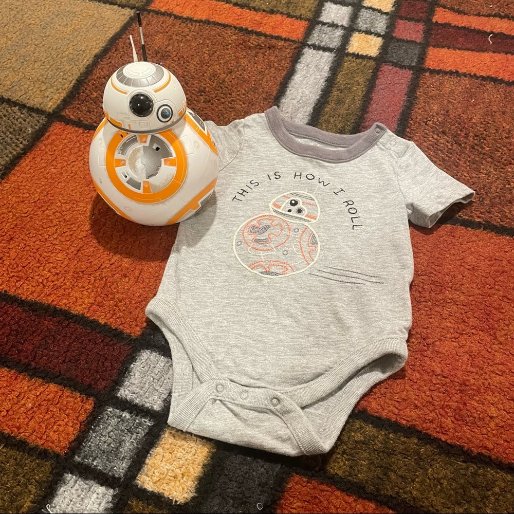 baby gap STAR WARS bb-8 onesie 6-12 months